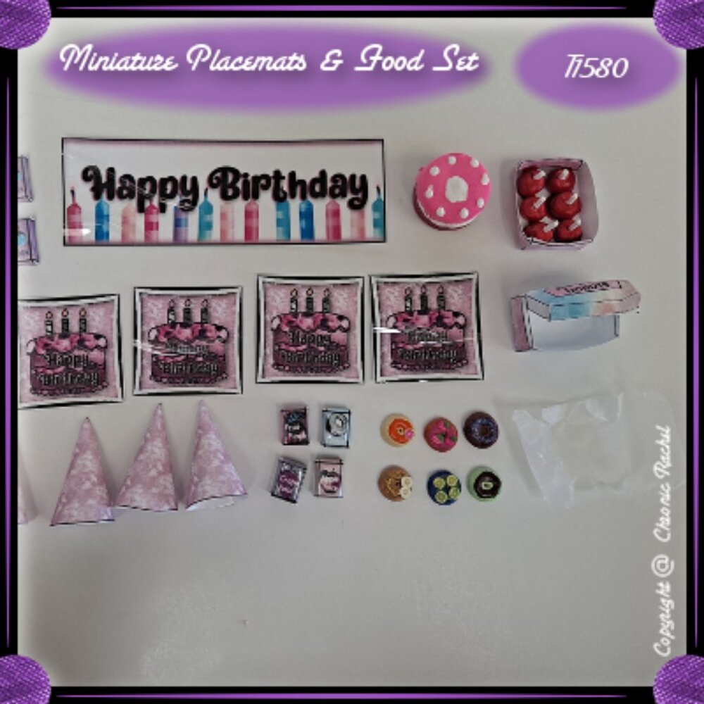 Large Birthday Set - Rose - Picture 3 of 3
